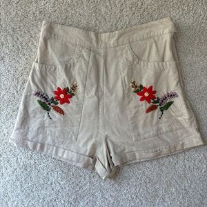 Tularosa Embroidered Shorts